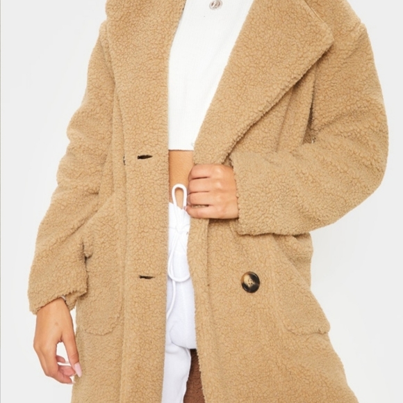 PrettyLittleThing Jackets & Blazers - Teddy coat